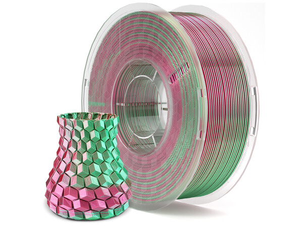 PLA SILK ELEGOO FILAMENT SILK GREEN RED 1KG 1.75MM