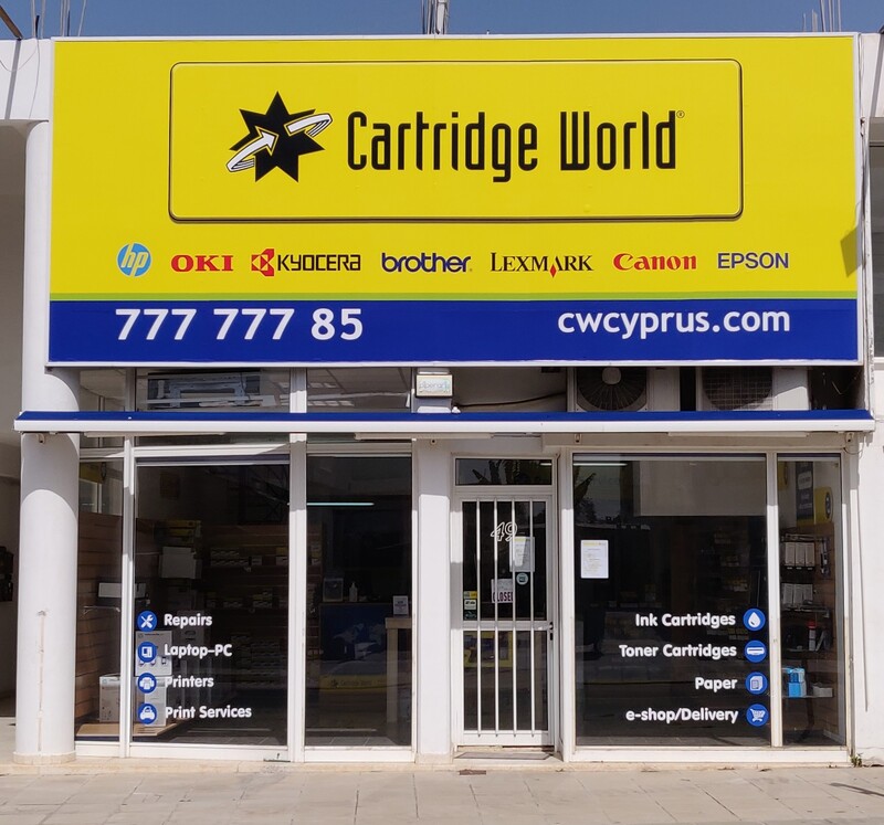 Cartridge World Larnaca Shop Front
