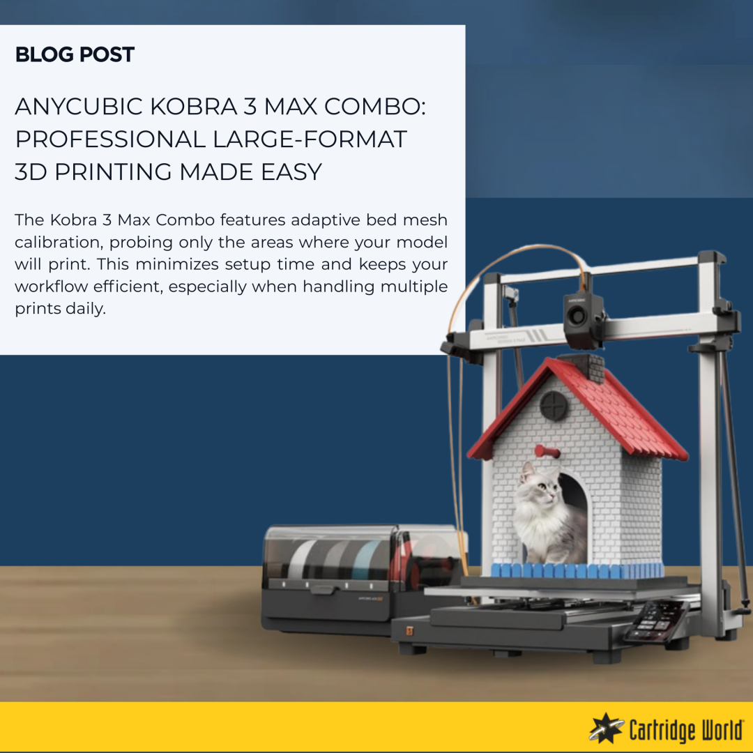 ANYCUBIC KOBRA 3 MAX COMBO: PROFESSIONAL LARGE-FORMAT 3D PRINTING MADE EASY