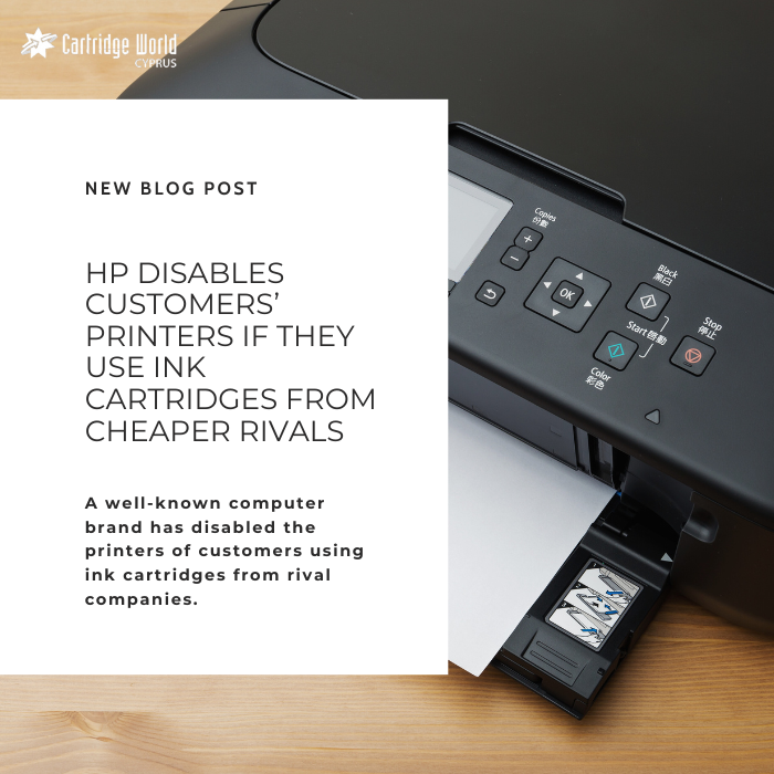 Why Is HP Disabling Printers for Using Cheaper Ink Cartridges?