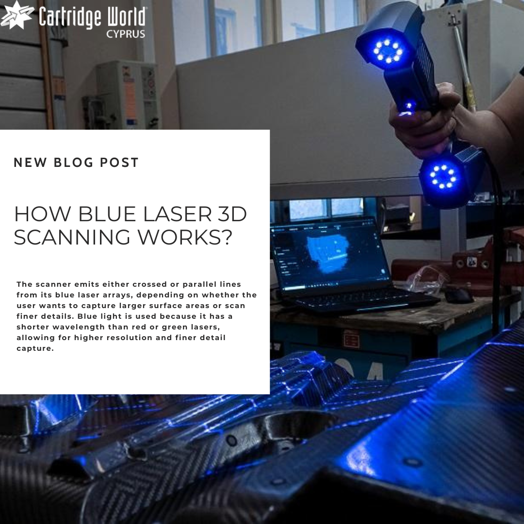 How Blue Laser 3D Scanning Works?