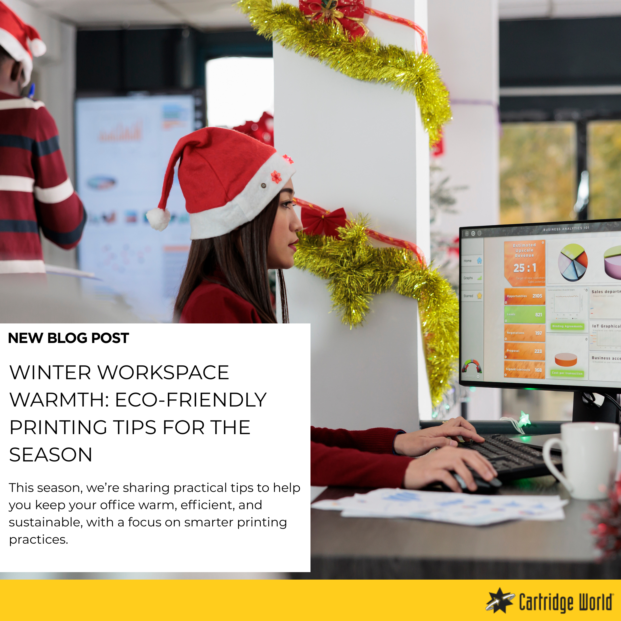 WINTER WORKSPACE WARMTH: ECO-FRIENDLY PRINTING TIPS FOR THE SEASON