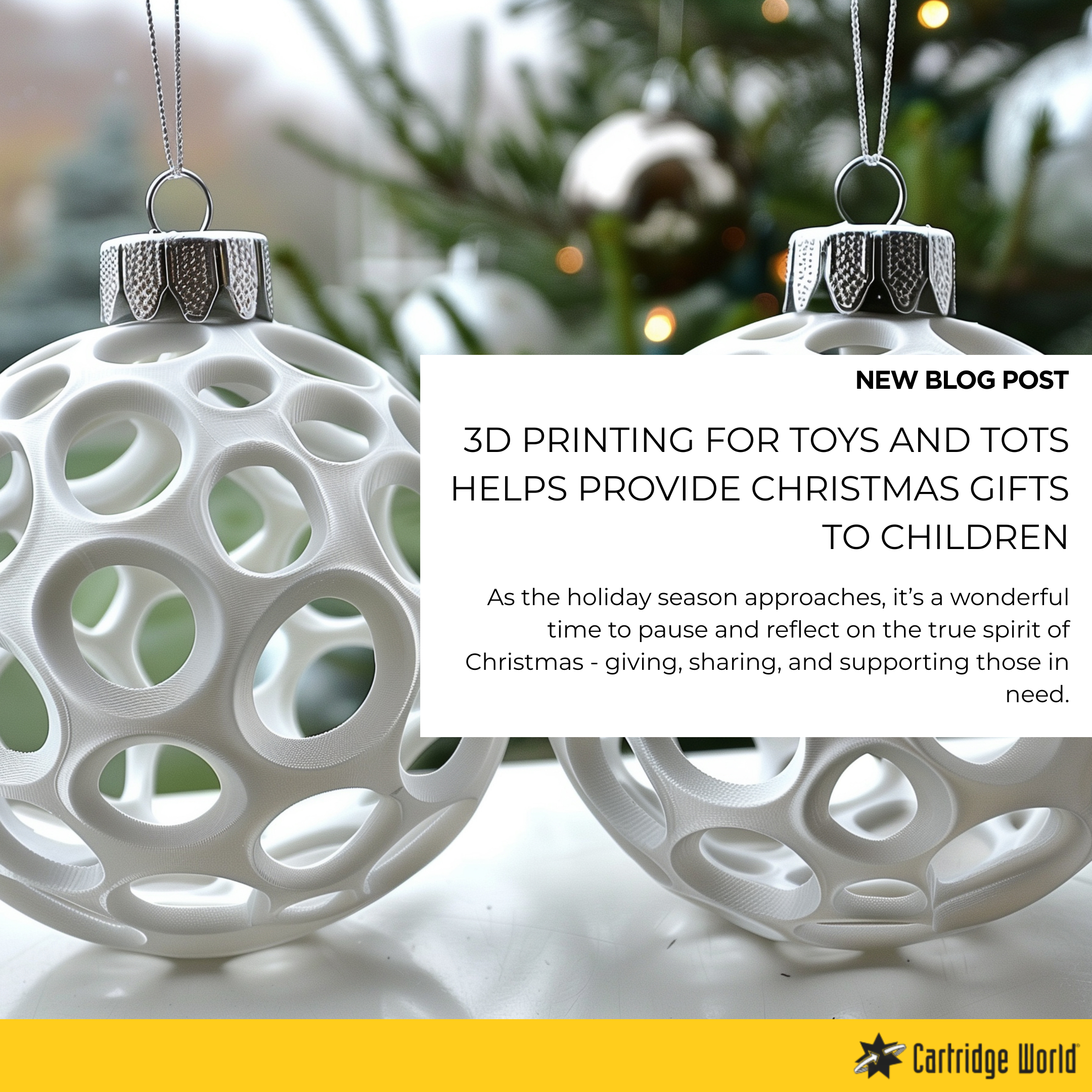 SPREADING CHRISTMAS JOY THROUGH 3D PRINTING