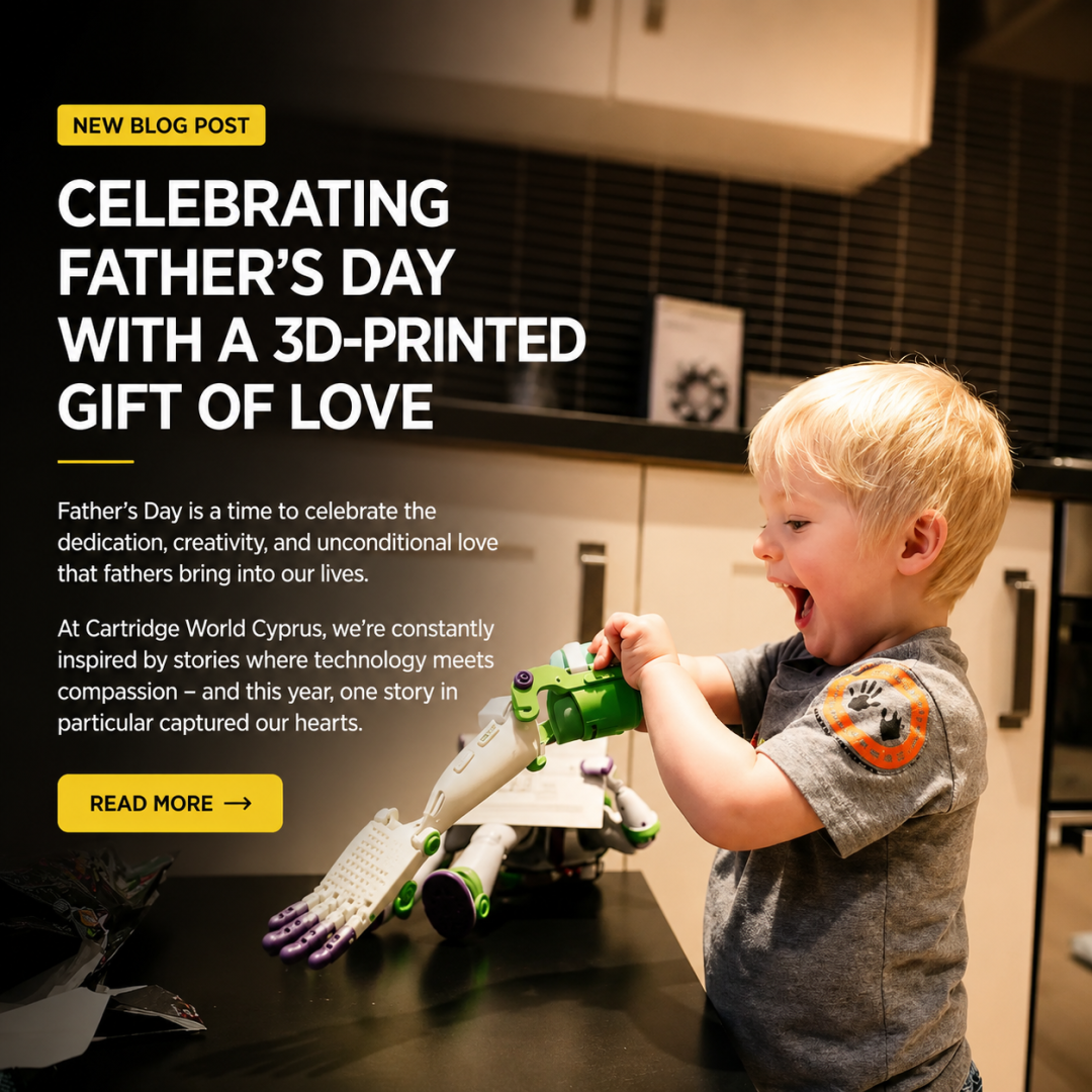 CELEBRATING FATHER’S DAY WITH A 3D-PRINTED GIFT OF LOVE