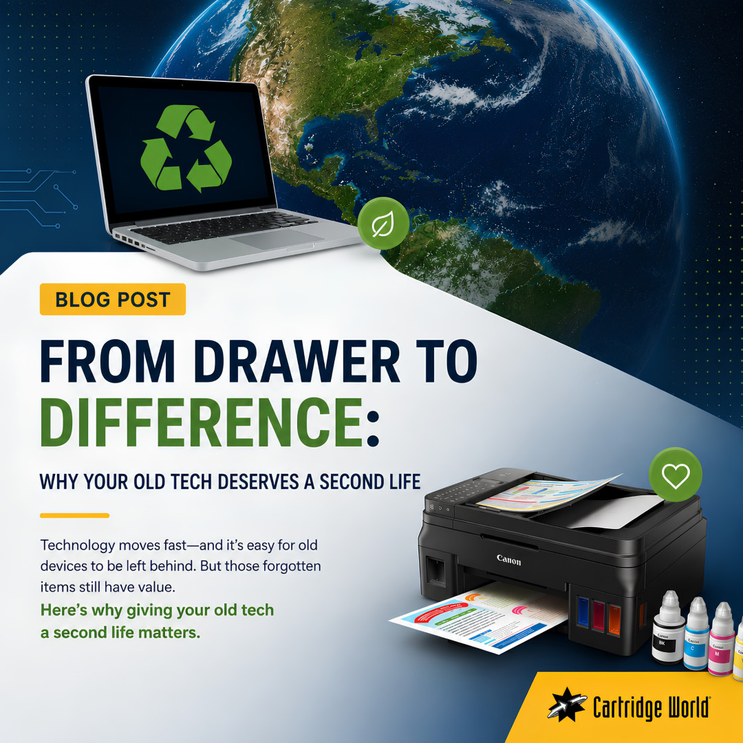 FROM DRAWER TO DIFFERENCE: WHY YOUR OLD TECH DESERVES A SECOND LIFE