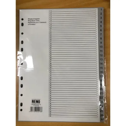 RENO DIVIDER PVC  INDEX  1-54 F-54HN