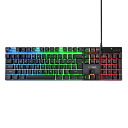 TRUST GAMING KEYBOARD AZOR GXT835 BLACK GR  23969