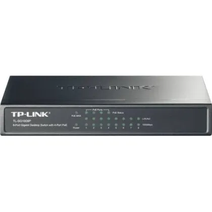 TP-LINK SWITCH 8-PORT GIGABIT SG1008P 4-PORT PoE  SG1008P