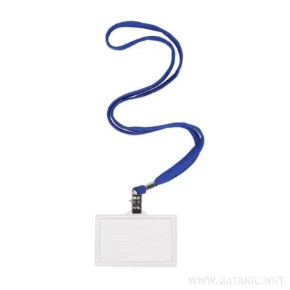 TTO NAME BADGE HOLDER &amp; LANYARD BLUE EACH 405446