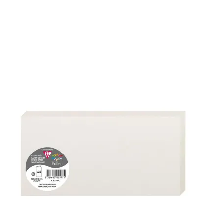 Pollen Cards 106x213mm (210gr) PEARL GREY