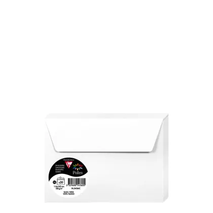 Pollen Envelopes 114x162mm (120gr) WHITE