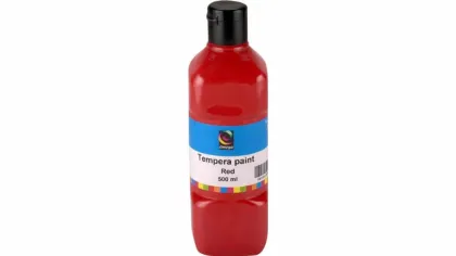 OMEGA TEMPERA PAINT 500ML BRILLANT RED TP-4