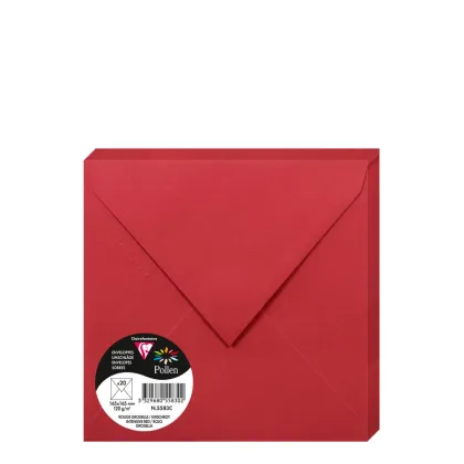 Pollen Envelopes 165x165mm (120gr) RED INTENSIVE