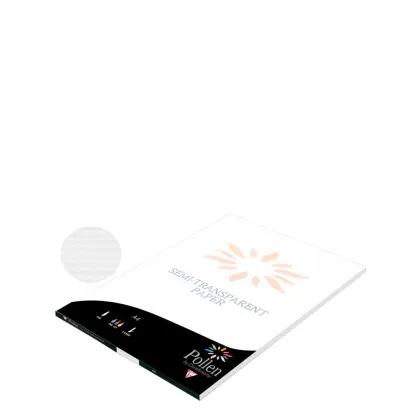 A4 LAID Paper Film (White) 100gr
