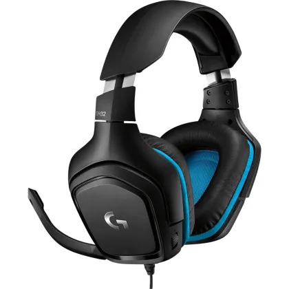 LOGITECH GAMING HEADSET G432 BLACK/CYAN ONE JACK  981-000770