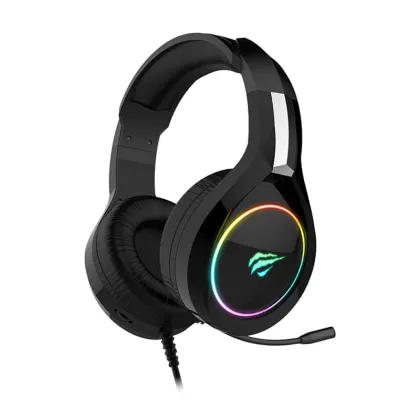 HAVIT GAMING HEADSET 3.5MM &amp; USB  H2232d BLACK/GREY