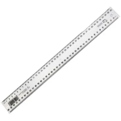B/R PLASTIC RULER 40CM BR3003
