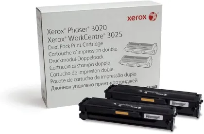 XEROX PHASER 3020/3025 DUAL PACK ORIGINAL TONER BLACK