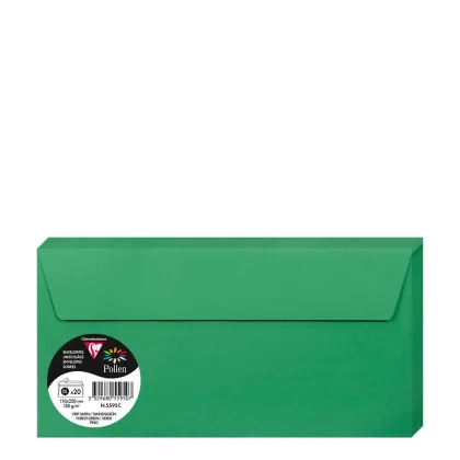 Pollen Envelopes 110x220mm (120gr) GREEN FOREST