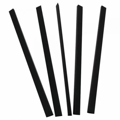 DURABLE BINDING/FIXING BARS FOR60P. BLACK EACH