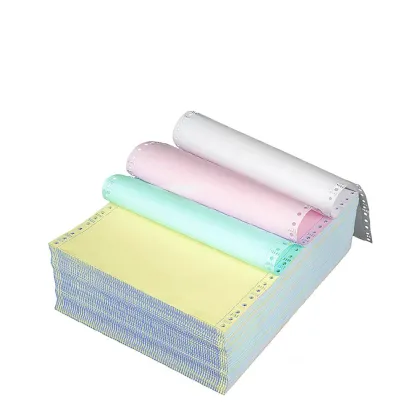 11"x 9.5" (4ply) WHITE/PINK/GREEN/YELLOW (with side perforation)