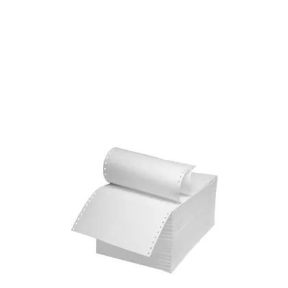 6"x 12cm (1ply) WHITE (no side perforation)