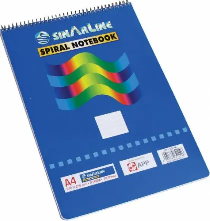 SINARLINE SPIRAL NOTEBOOK A4 70SH. SP03846