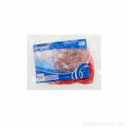 TTO DURABLE RUBBER BANDS 64MM 100G RED 404283