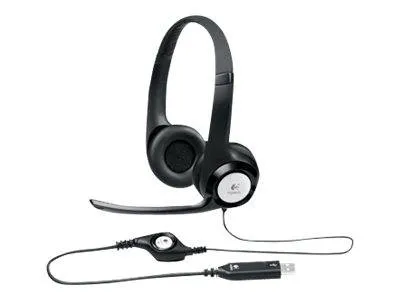 LOGITECH USB HEADSET H390 BLACK ( 981-000406 )