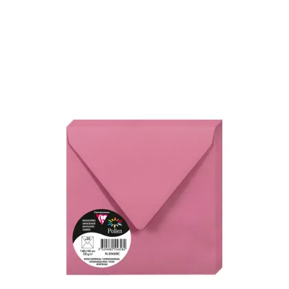 Pollen Envelopes 140x140mm (120gr) PINK HYDRANGEA