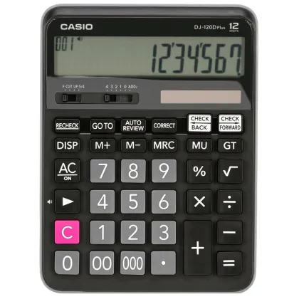 CASIO CALCULATOR 12 DIG.  DJ-120D PLUS