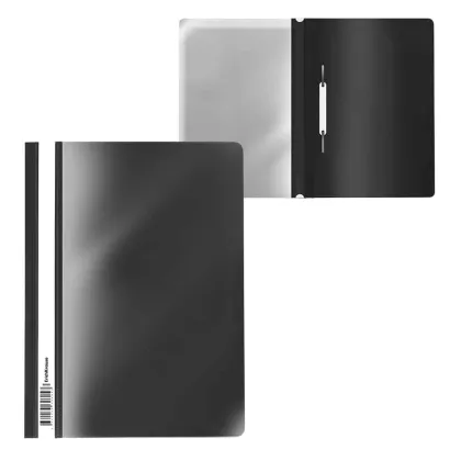 ERICHKRAUSE PVC REPORT FLAT FILE FIZZY  A4 BLACK 50010