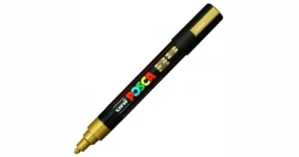 POSCA PAINT MARKER MEDIUM GOLD PC-5M