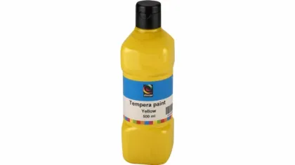 OMEGA TEMPERA PAINT 500ML LEMON  YELLOW TP-2