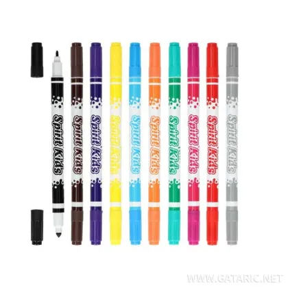 TTS FIBER TIP TWIN PENS 10 COLOURS 404837