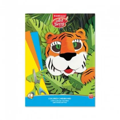 ERICHKRAUSE ArtBerry Coloured Cardboard A4 10 Sheets 10 Colours 39100