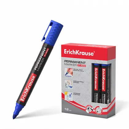 ERICHKRAUSE PERMANENT MARKER P-400 BLUE 30987