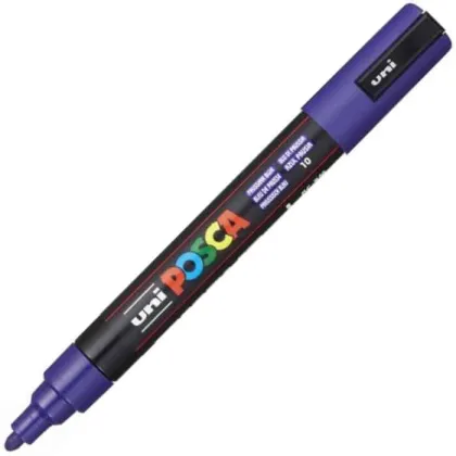 POSCA PAINT MARKER MEDIUM PRUSSIAN BLUE PC-5M
