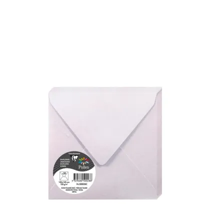 Pollen Envelopes 140x140mm (120gr) PINK metallic