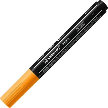 STABILO MARKER FREE ACRYLIC T300 ORANGE  STG692/754