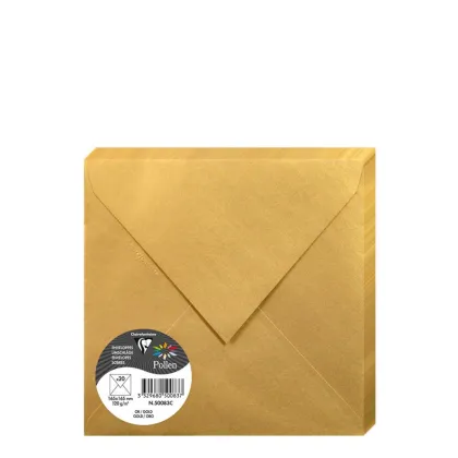 Pollen Envelopes 165x165mm (120gr) GOLD