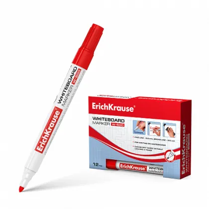ERICHKRAUSE WHITEBOARD MARKER W-500 RED 12847