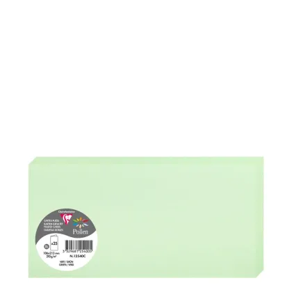 Pollen Cards 106x213mm (210gr) GREEN