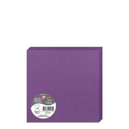 Pollen Cards 160x160mm (210gr) LILAC INTENSIVE