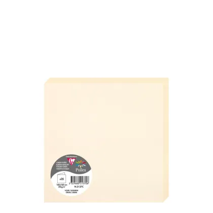 Pollen Cards 160x160mm (210gr) CREAM