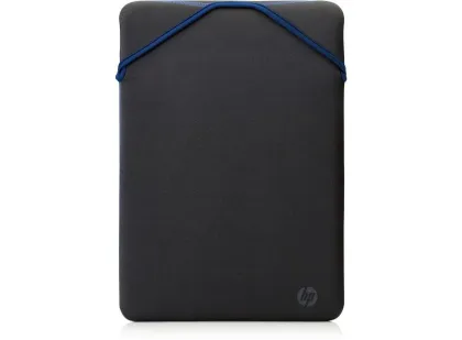 HP Protective Reversible 15.6 Black-Blue Laptop Sleeve 2F1X7AA