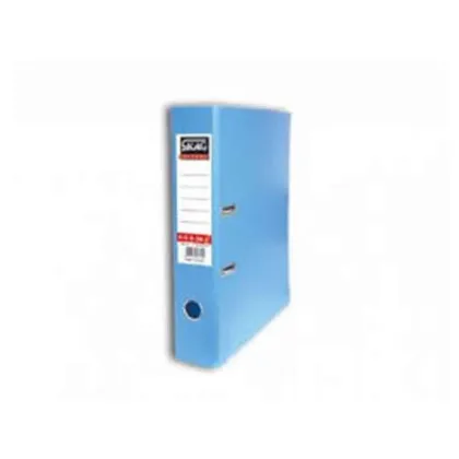 SKAG PREMIUM BOX FILE F/SC PVC 8CM WIDE LIGHT BLUE 8/34
