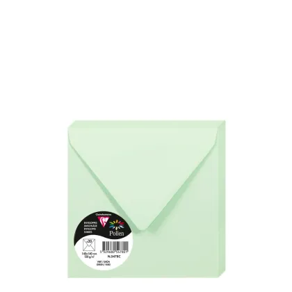 Pollen Envelopes 140x140mm (120gr) GREEN