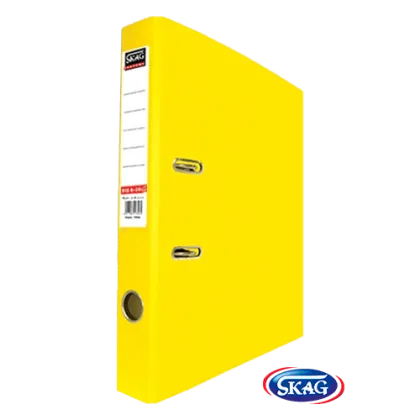 SKAG PREMIUM BOX FILE F/C PVC 4CM YELLOW 4/34