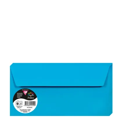 Pollen Envelopes 110x220mm (120gr) BLUE INTENSIVE